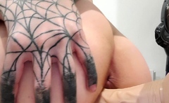 Amateur babes use strapon and fuck dude at party in hd