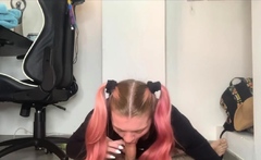 Blonde Amateur Loves Romantic POV Blowjobs