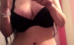 Close up cock jerking solo