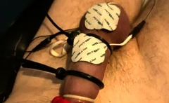 Femdom fetish mistresses fuck bdsm loser with strapon