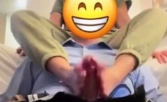 Footjob Over the Shoulder