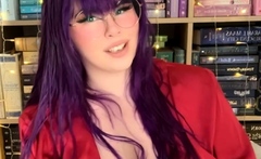 Big boobs milf masturbates with her dildo