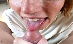 Amateur Blowjob Cumshot Compilation
