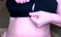 Big boobs milf masturbates with her dildo