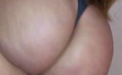 Amateur chick with a fat ass is punished with rough anal