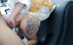 Snow Maiden's Anal Adventure with Santa Claus