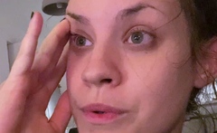 Tattoed Amateur Webcam Girl Hot Dildo Action Masturbation