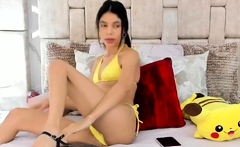 Brunette Solo Webcam Masturbation