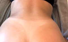 Wife allows stranger to jerk off on her