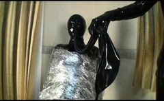 Amateur fetish BDSM action with redhead