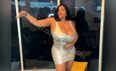 Stacked brunette goes solo toys and masturbation