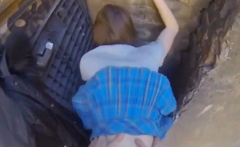 French Amateur Adult Video: Prise Contre Un Blockhauss