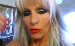 Gorgeous Mature Blonde Solo Masturbation