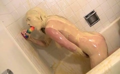 Messygirl - Amy gets sloppy with her toys