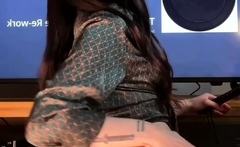 Big ass fetish babe butt toyed