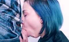 Teen Sucks Cock in Public School Entrance During Quarantine