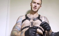 Tatted Stud In A Cock Jacking POV