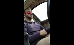 Big-Cock Hunks Play in the Car