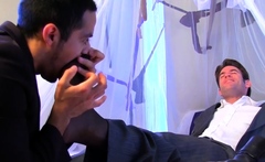 Horny Couple Engage In Erotic Foot Play