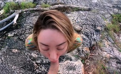 Ema Moscardini Outdoor Blowjob And Quick Anal