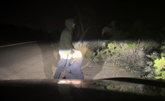 Pulled Over To Fuck Blonde Babe On The Roadside