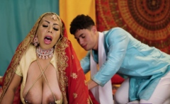 A busty Indian woman cheats on her husband