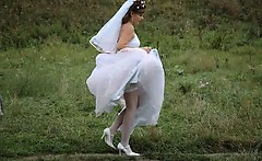 Real Brides Upskirts!