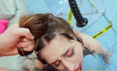Aliana Foxs Takes Relentless POV Deepthroat